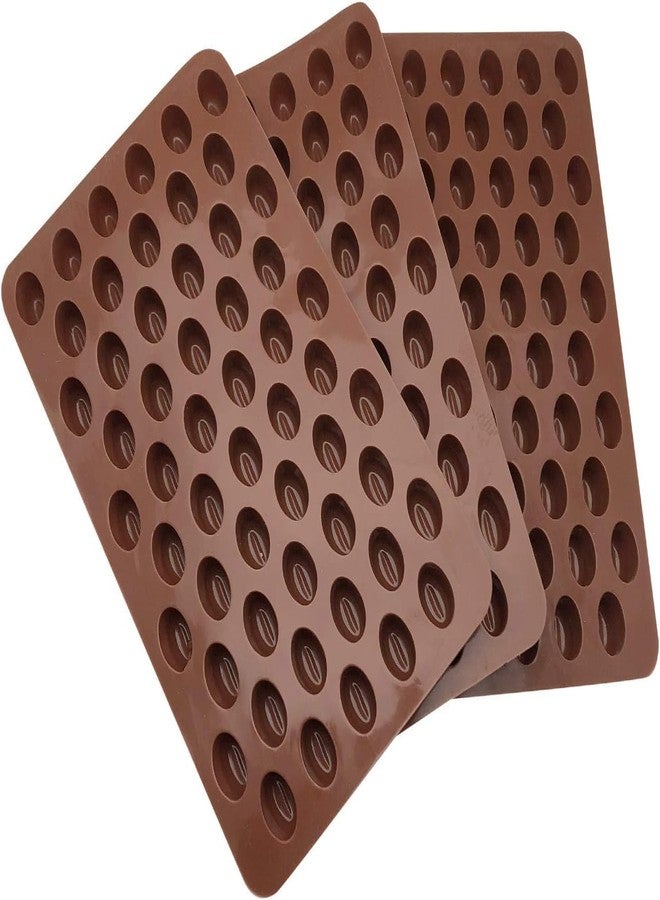 MoldBerry Coffee Bean Small 55 Cavity Chocolate Silicone Mold/Mould Ice Tray Handmade Soap Cake Decoration Tools (Pack of 1,Random Color) - Image 4