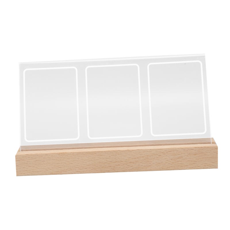 Illuminated Mini Photo Frame: 3in Glowing Acrylic Frame - Warm Romantic Ambiance Light Up Frame for Bedroom Living Room Nursery Office Gift Recipients - Image 5