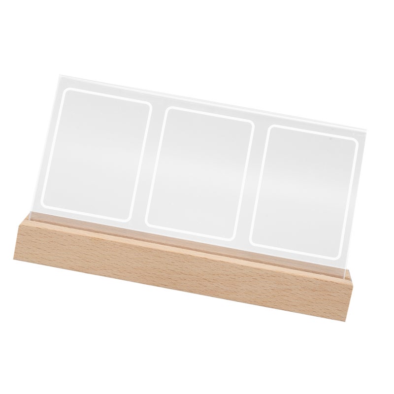 Illuminated Mini Photo Frame: 3in Glowing Acrylic Frame - Warm Romantic Ambiance Light Up Frame for Bedroom Living Room Nursery Office Gift Recipients - Image 3