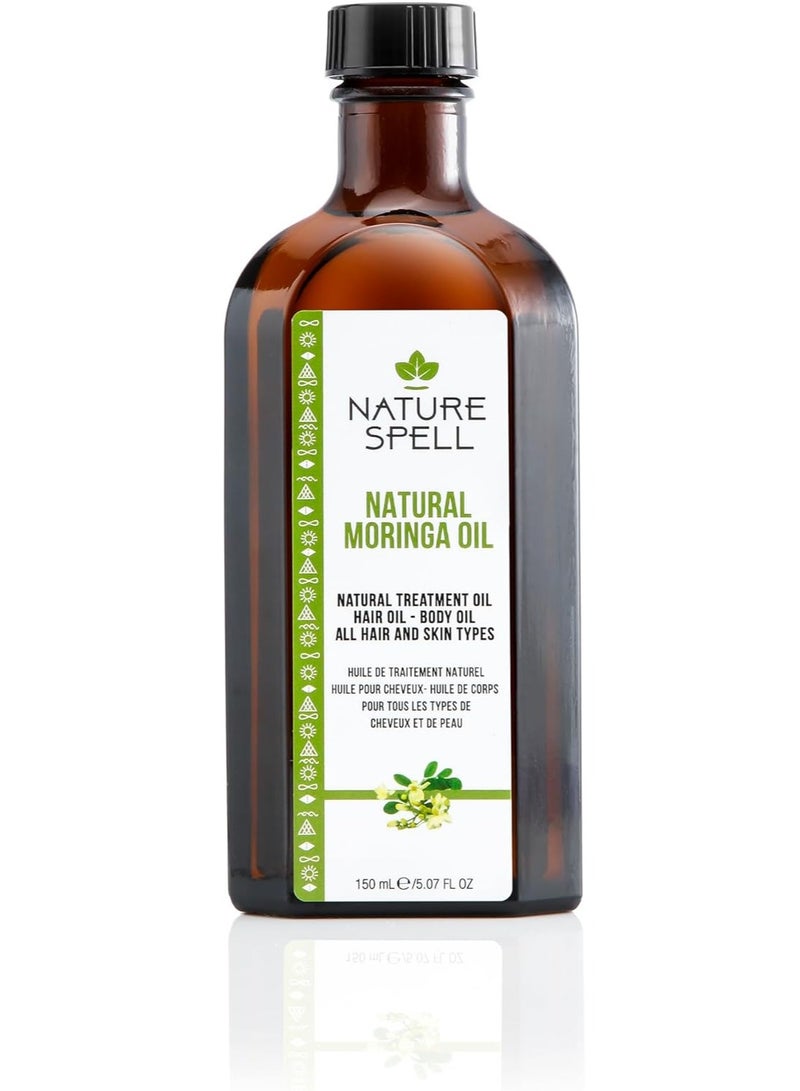 نايتشر سبيل Nature Spell زيت المورينجا – مرطب طبيعي للشعر والبشرة – 150 مل – يقاوم الالتهاب ويحسن الإشراقة - Image 1