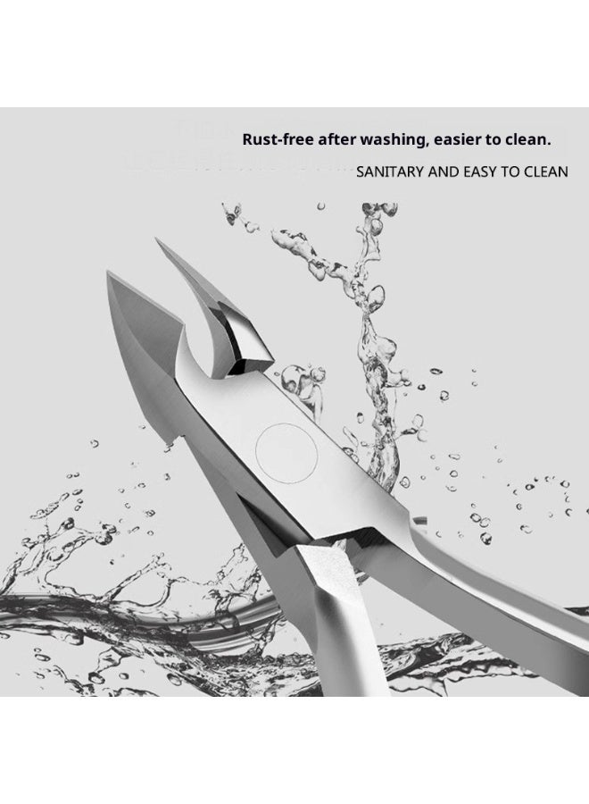 Nail clippers for removing cuticles and ingrown nails, stainless steel beauty nippers for manicures. - Image 3