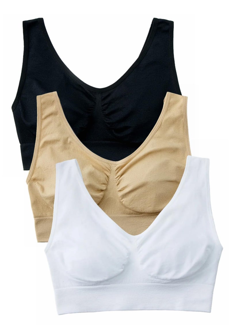 Hiking Gril Women's Comfort Wirefree Bralette Unpadded Sleep Yoga Bra HBF XXL - Image 1