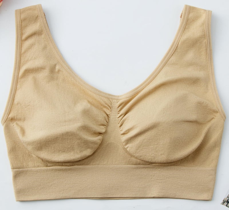 Hiking Gril Women's Comfort Wirefree Bralette Unpadded Sleep Yoga Bra HBF XXL - Image 2