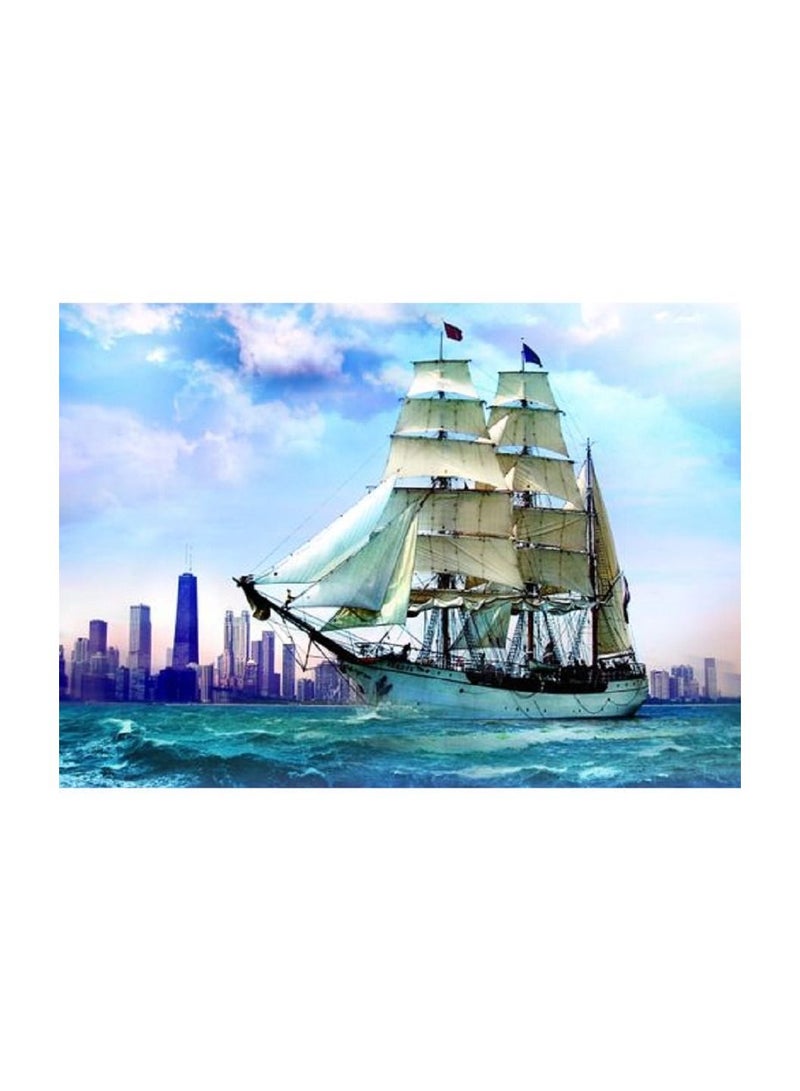 Trefl Sailing Against Chicago 2D Puzzle - 500 Pcs - Image 2