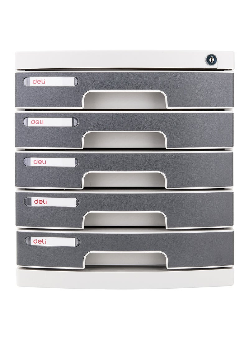 ديلي قفل خزانة الملفات E8855، بلاستيك، رمادي فاتح - Image 5