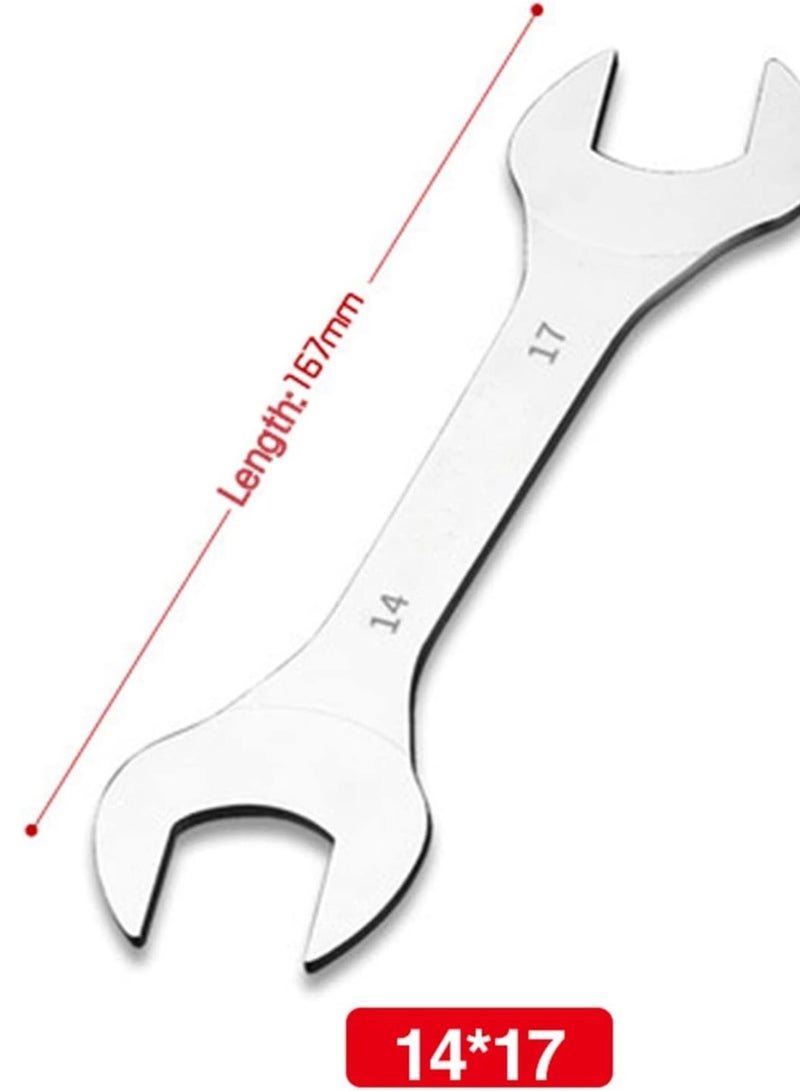 GGOOT Hardware Tools Open-end Spanners Super Thin Open End Wrench Metric Car Bicycle Repair Tool Ultra Thin Double Ended 14mm*17mm Wrench  - Image 2