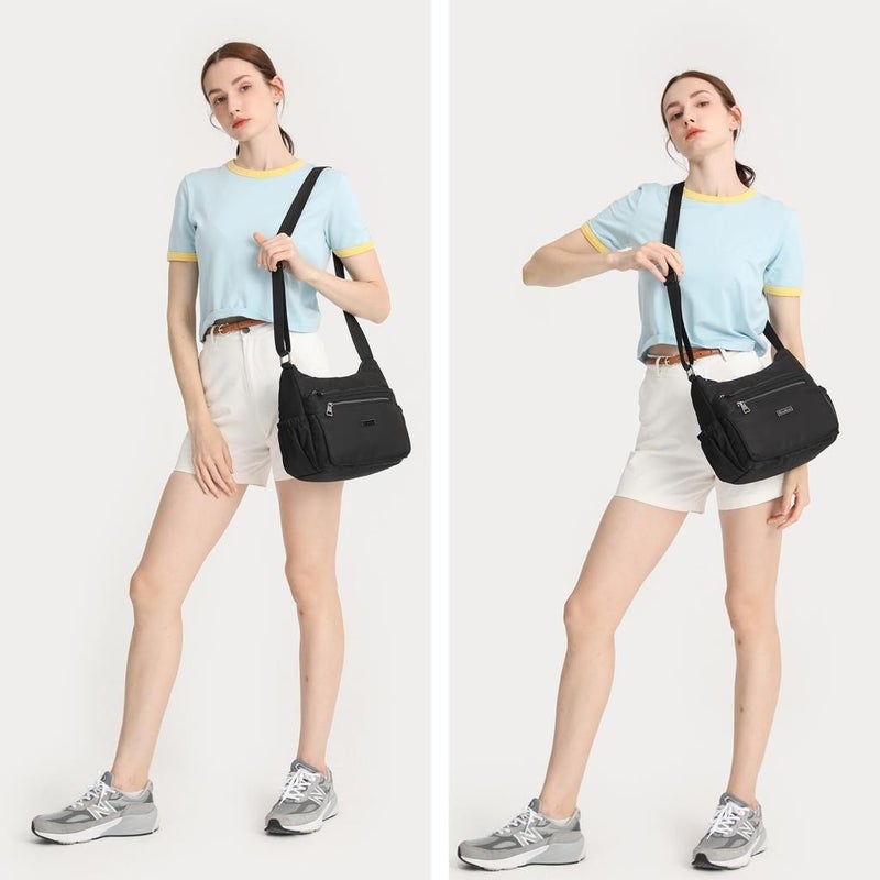 Satin Fabric Strap Messenger Bag 2137