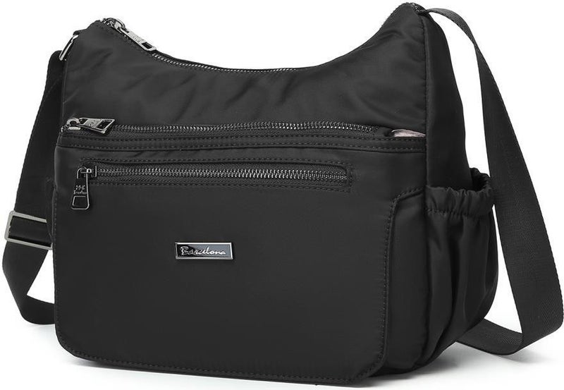 Satin Fabric Strap Messenger Bag 2137