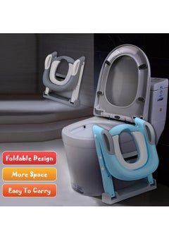 Gonice Potty Training Seat with Step Stool Ladder,Potty Training Toilet for Kids Boys Girls，Toddlers-Comfortable Safe Potty Seat with Anti-Slip Pads Ladder  - Image 2