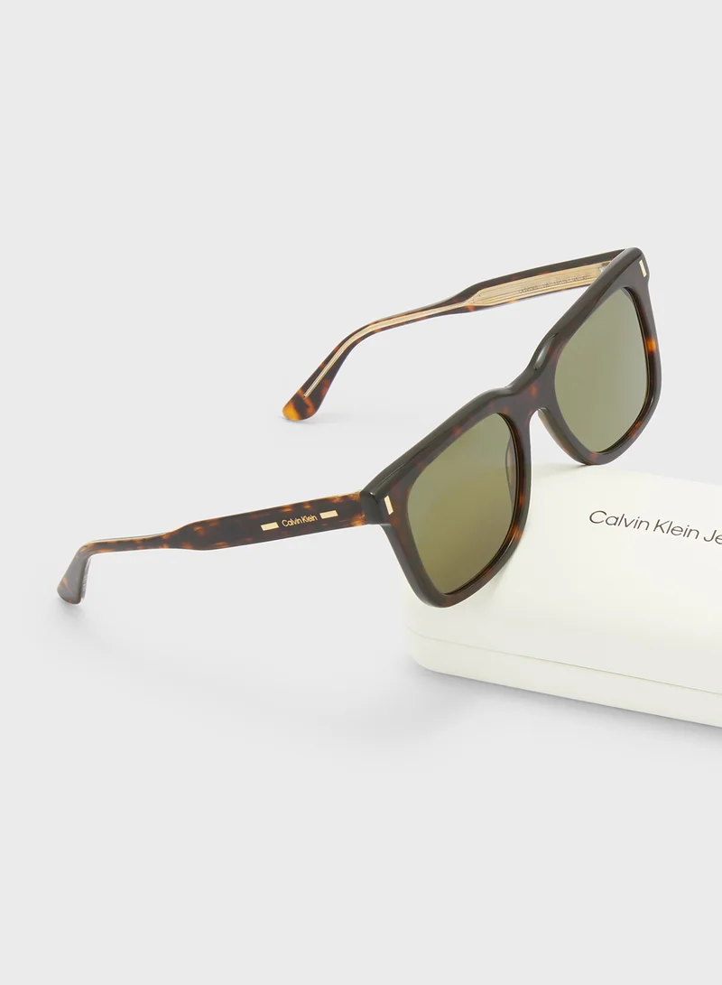 CALVIN KLEIN Modified Rectangle Sunglasses Ck24536S