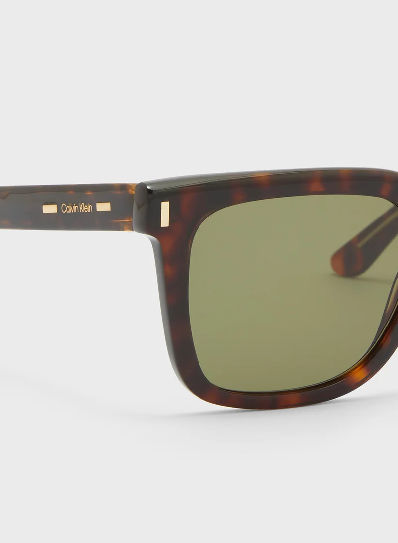 CALVIN KLEIN Modified Rectangle Sunglasses Ck24536S