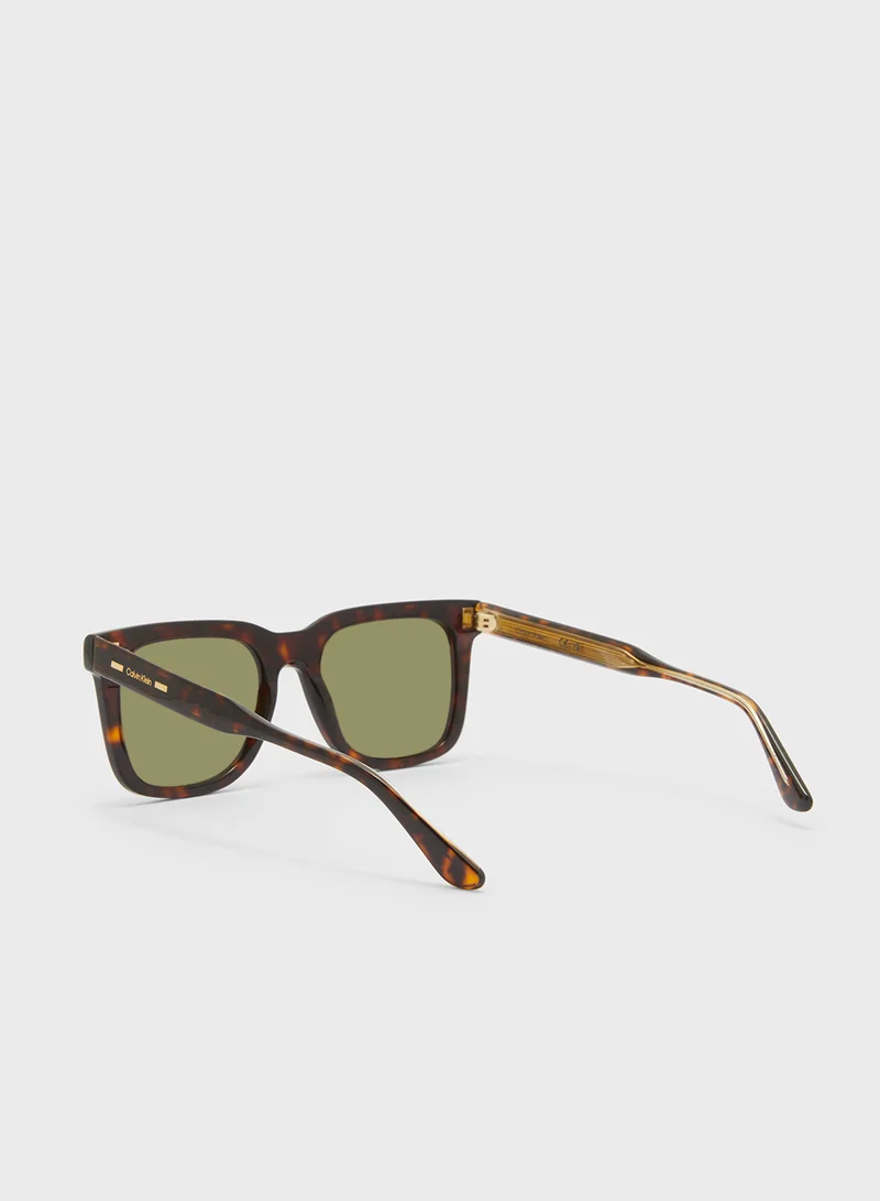 CALVIN KLEIN Modified Rectangle Sunglasses Ck24536S