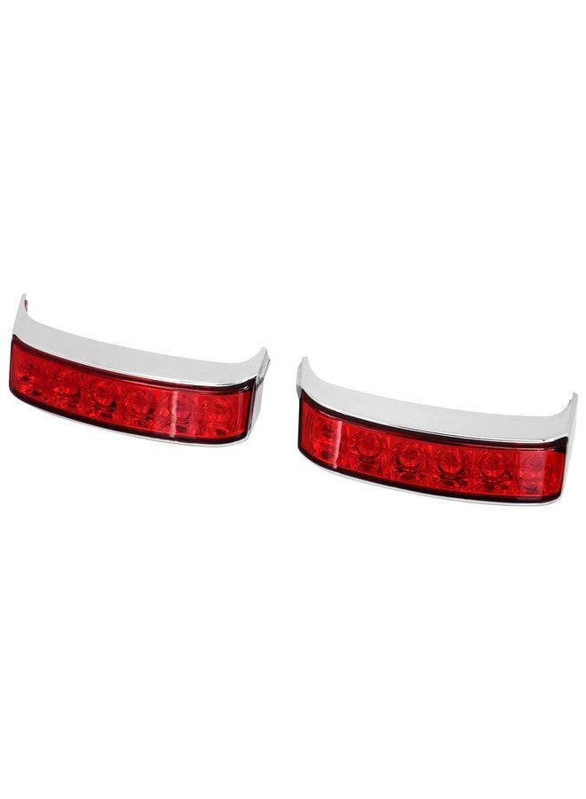 Cargletrue Saddlebag Turn Signal Light Led Running Brake Lamp Fit For Harley Touring Cvo Limited Street Glide Road Electra 2014-2024 (Red) - Image 1