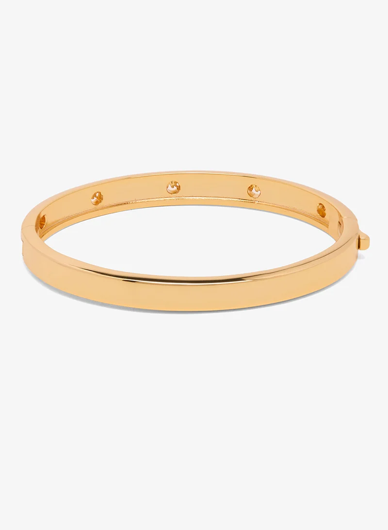 Michael Kors  Michael Kors Pave Logo Bangle Bracelet for Women | Best Price UAE