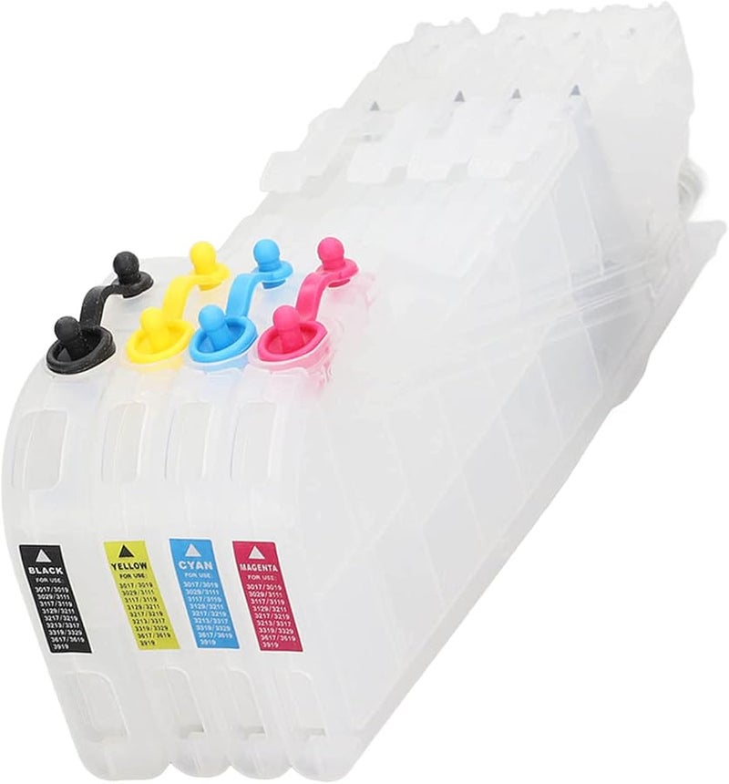 LC3213 مجموعة خراطيش الحبر 4 قطع أرجواني سماوي أصفر أسود تصميم مقاوم للتسرب شريحة مستقرة - Image 5