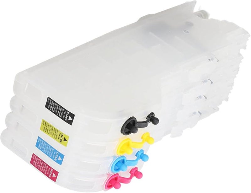 LC3213 مجموعة خراطيش الحبر 4 قطع أرجواني سماوي أصفر أسود تصميم مقاوم للتسرب شريحة مستقرة - Image 4