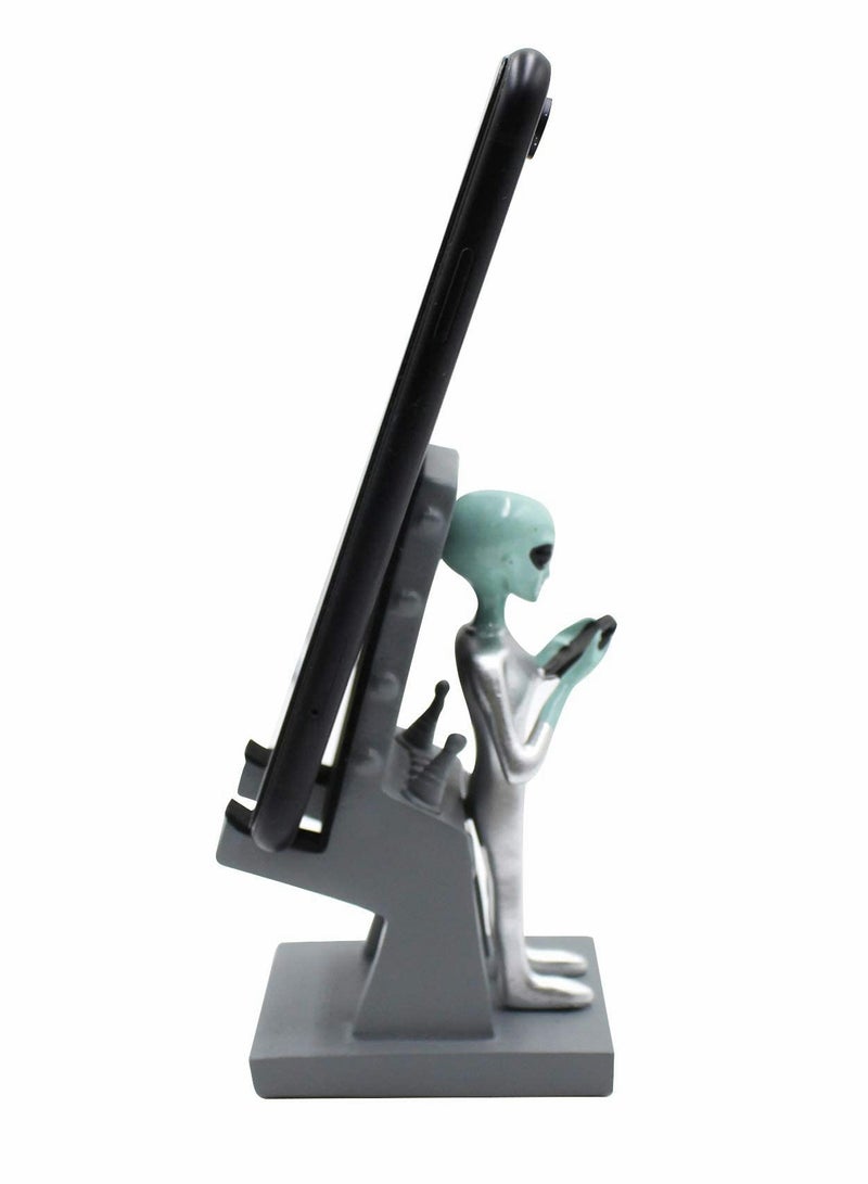 Excefore Cute Alien Shaped Phone Holder for Compatible iPhone Xs/Max/XR/X/8/7 Plus/Google Pixel/Samsung Galaxy Note - Image 5