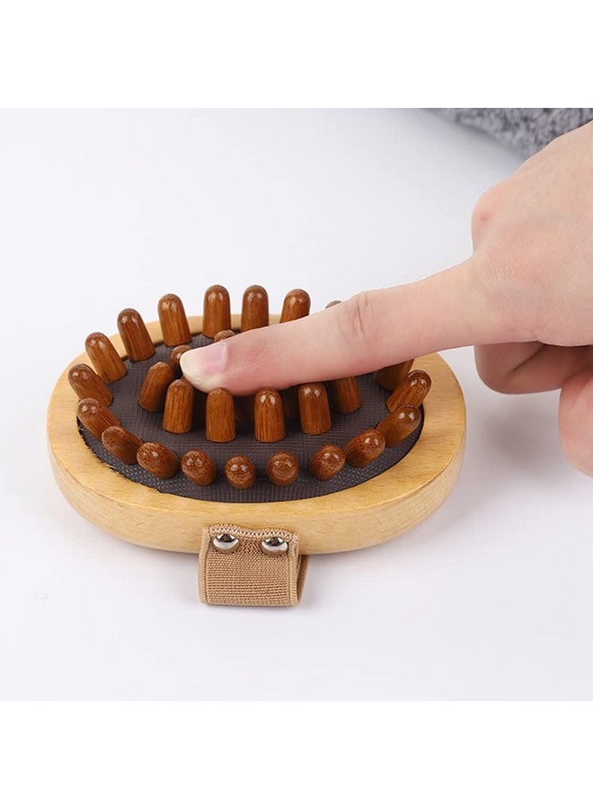 Boan 2 Piece Shower Brush Setnatural Wooden Massage Brush For Dry Skin Lymphatic Drainage And Cellulite Care Body Brush For Exfoliating Body Scrubber And Cellulite Treatment - Image 5