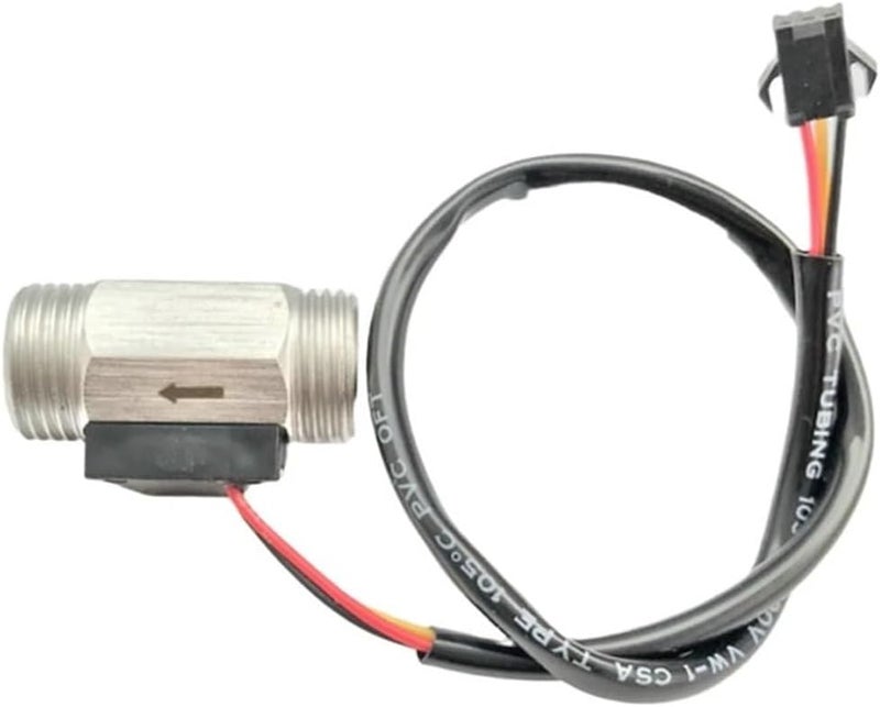 Water Flow Meters, DC24V USS-HS21TI Stainless Steel 304 Hall Effect Water Flow Sensor 1-30L/M G1/2" Flowmeter For Water Purifier Dispenser - Image 1