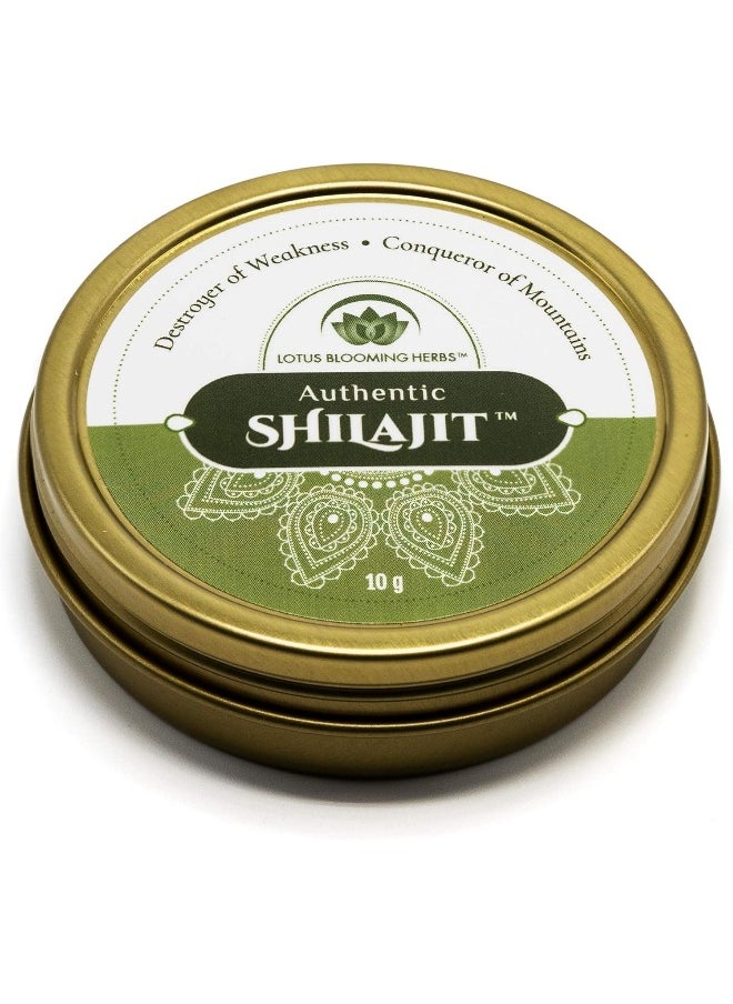 Lotus Blooming Herbs - Authentic Shilajit - Genuine Himalayan Shilajit In Its Natural, Pure And Most Potent Resin Form. 10 Grams (1-2 Month Supply) - Image 1