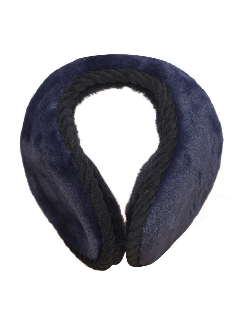 FabSeasons outdoor earmuff/ear earmer/ear cap with faux fur on the inside for Men & Women - Image 1