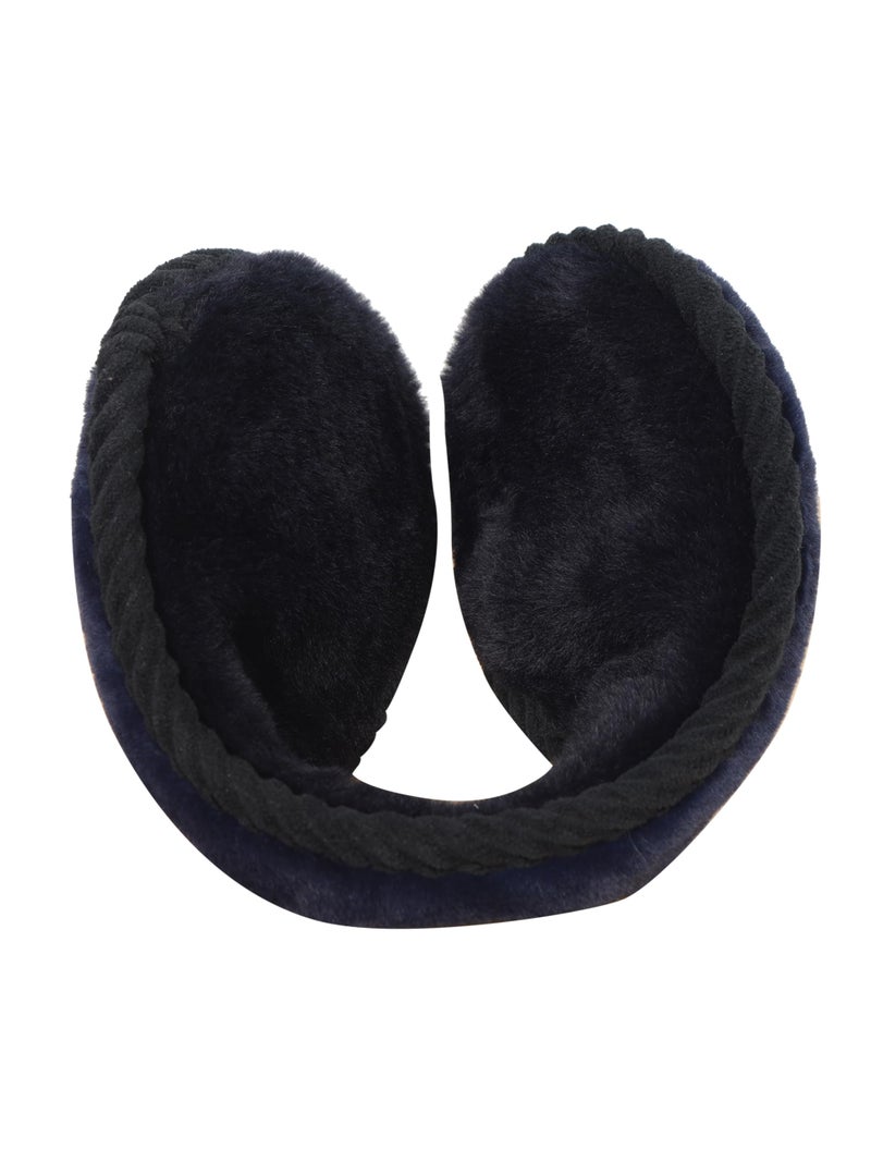 FabSeasons outdoor earmuff/ear earmer/ear cap with faux fur on the inside for Men & Women - Image 4