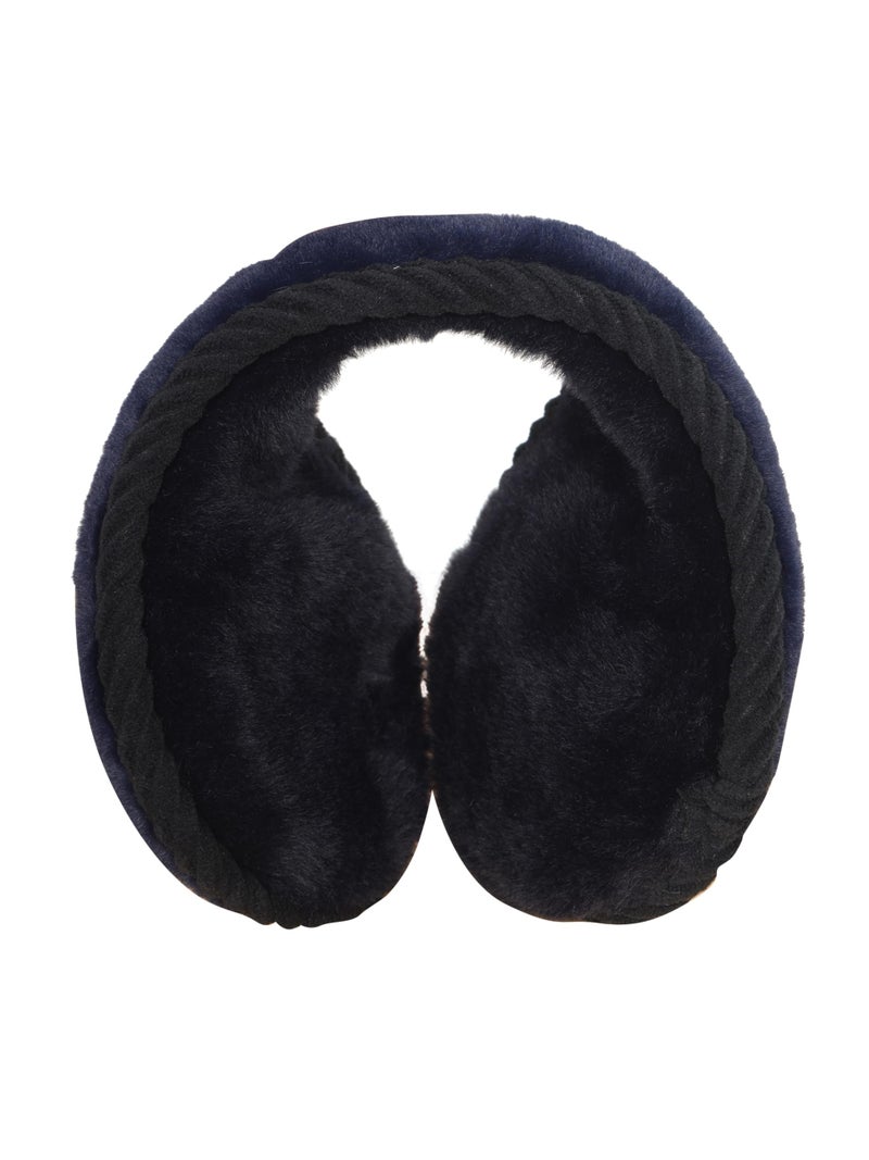 FabSeasons outdoor earmuff/ear earmer/ear cap with faux fur on the inside for Men & Women - Image 3