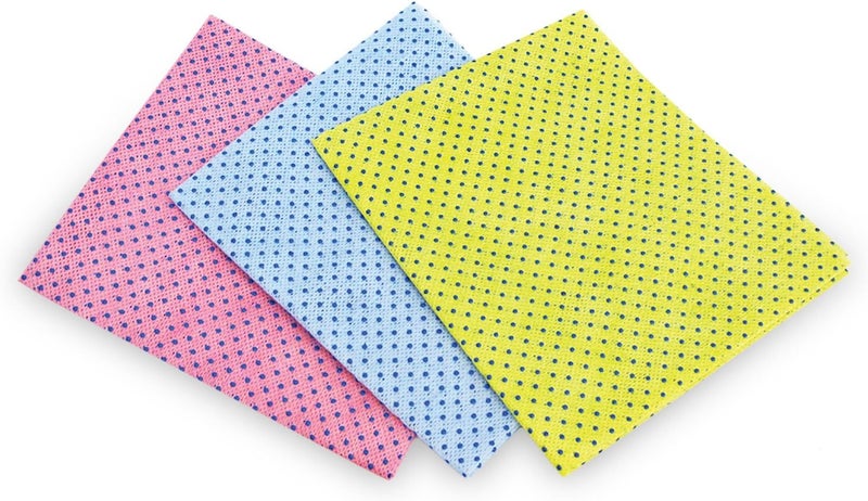 Libman 337 Power Scrub Dots Kitchen and Dish Wipes - 3 Pack of Durable Cleaning Cloths - Image 2