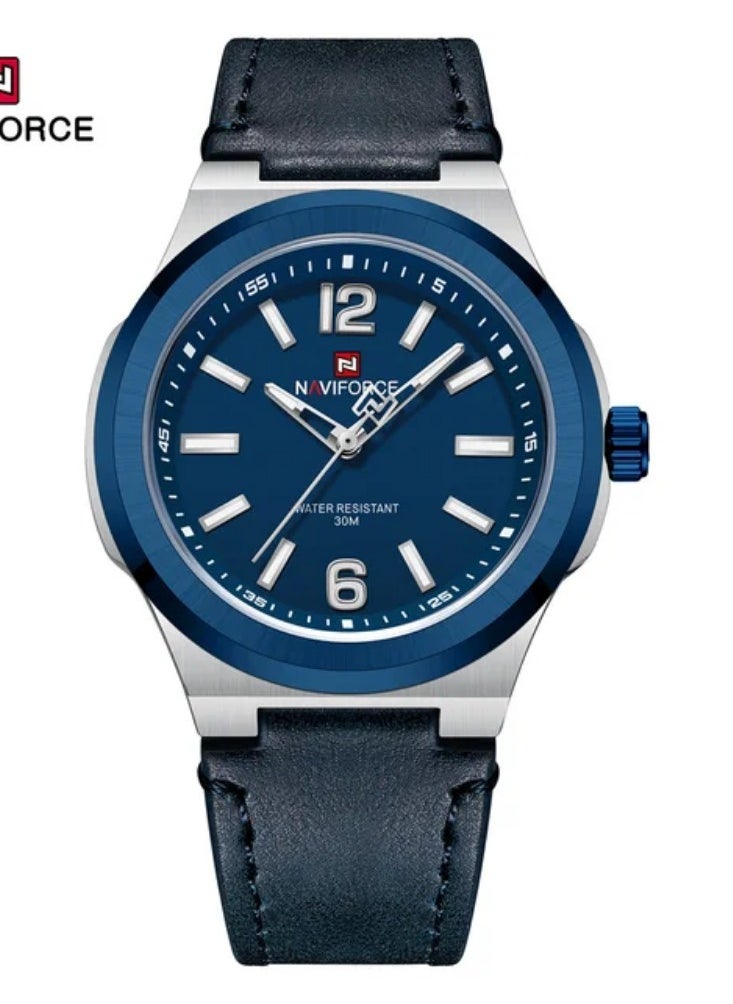 NAVIFORCE NAVIFORCE Men Wristwatch Top Brand Luxury Waterproof Watch Business Sport Military Army Original Quartz Male Clock Gift 9233 