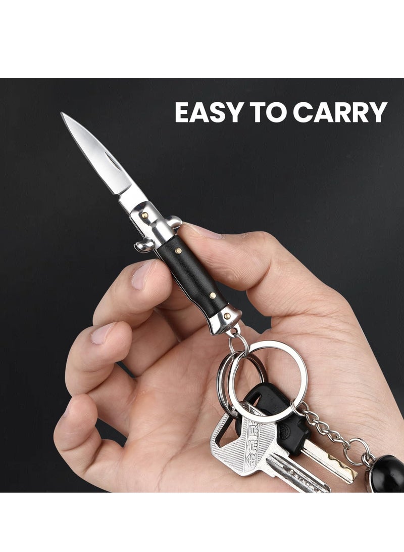 Barakah Small Pocket Knife, Cool Folding Knives Box Cutter, Mini EDC Knife with Unique Design, Little Tiny Knives for Every Day Carry, Camping, Hiking and Outdoor, Small Gift for Women Men - Image 3