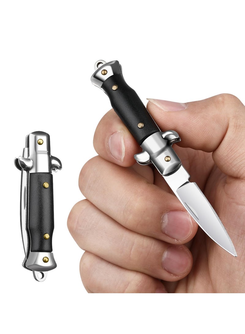 Barakah Small Pocket Knife, Cool Folding Knives Box Cutter, Mini EDC Knife with Unique Design, Little Tiny Knives for Every Day Carry, Camping, Hiking and Outdoor, Small Gift for Women Men - Image 1