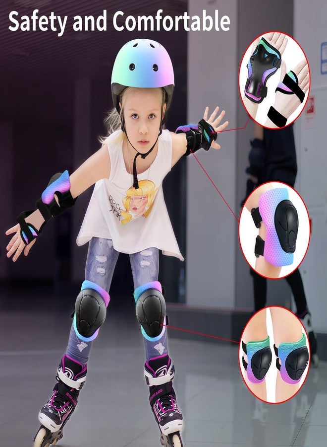 JeeFree Skateboard Pads Kids/Youth/Adult Shield Elbow Pads and Wrist Guards Protective Gear,Strong Double Straps&Adjustable Easy-Fix Clips for Skateboarding,Rollerblading,ScooterRoller,Skating,Bicycle - Image 2