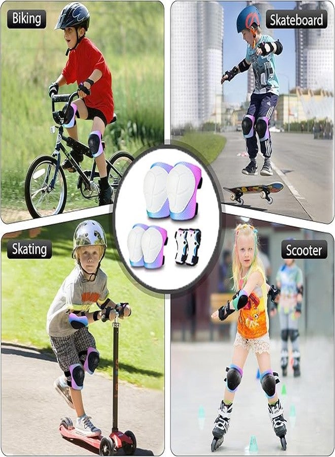 JeeFree Skateboard Pads Kids/Youth/Adult Shield Elbow Pads and Wrist Guards Protective Gear,Strong Double Straps&Adjustable Easy-Fix Clips for Skateboarding,Rollerblading,ScooterRoller,Skating,Bicycle - Image 5