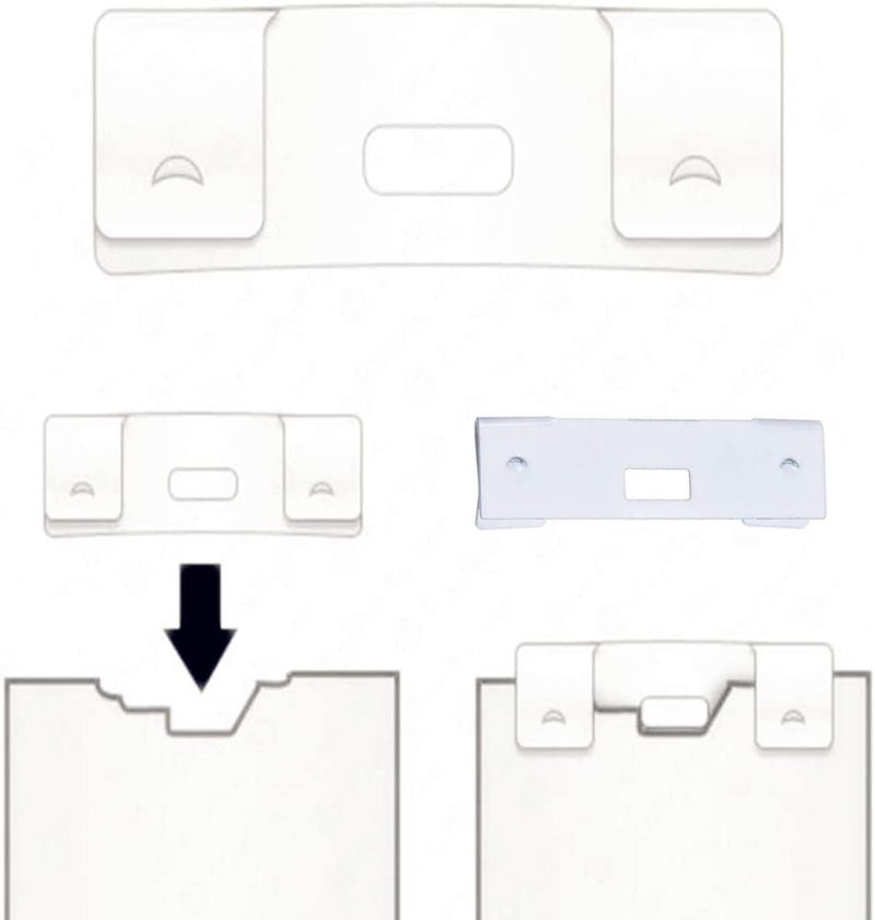 APUXON Vertical Blind Repair Vane Savers 12pcs Blind Repair Clip Vertical Blind Repair Tabs, Window Blinds Replacement - Image 3