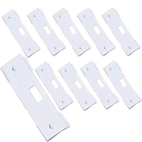 APUXON Vertical Blind Repair Vane Savers 12pcs Blind Repair Clip Vertical Blind Repair Tabs, Window Blinds Replacement - Image 1