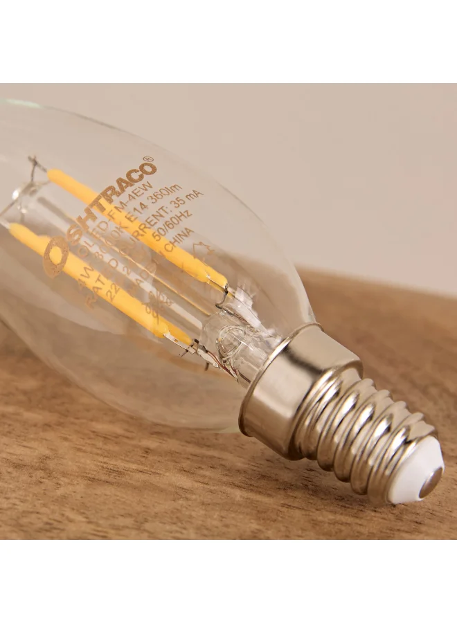 Home Box Oshtraco 4W E14 Warm White Clear Filament LED Bulb