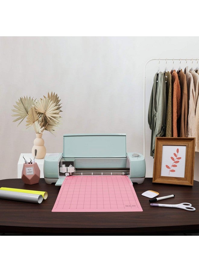 REALIKE Cutting Mat For Cricut Maker 3/Maker/Explore 3/Air 2/Air/One (12X12 Inch 4 Mats Standardgrip/Lightgrip/Stronggrip/Fabricgrip) Variety Adhesive Cricket Cut Mats For Cricut - Image 3