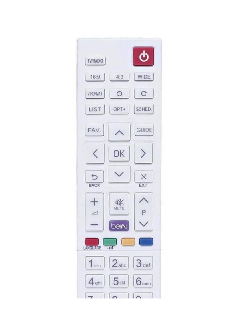 bein Sport Receiver TV Remote Control White - Image 2