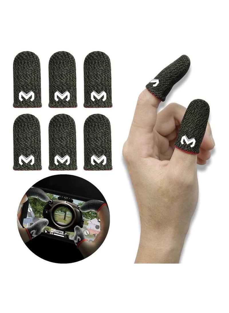 SYOSI Gaming Finger Sleeves Mobile Controller Sleeve Sets Game Gloves Thumb For League of Legend PUBG Rules Survival(3 Pcs)  - Image 1