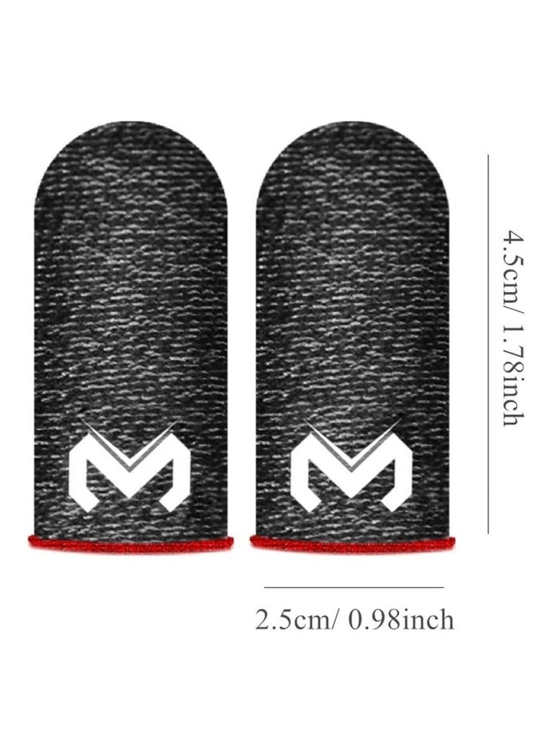 SYOSI Gaming Finger Sleeves Mobile Controller Sleeve Sets Game Gloves Thumb For League of Legend PUBG Rules Survival(3 Pcs)  - Image 5