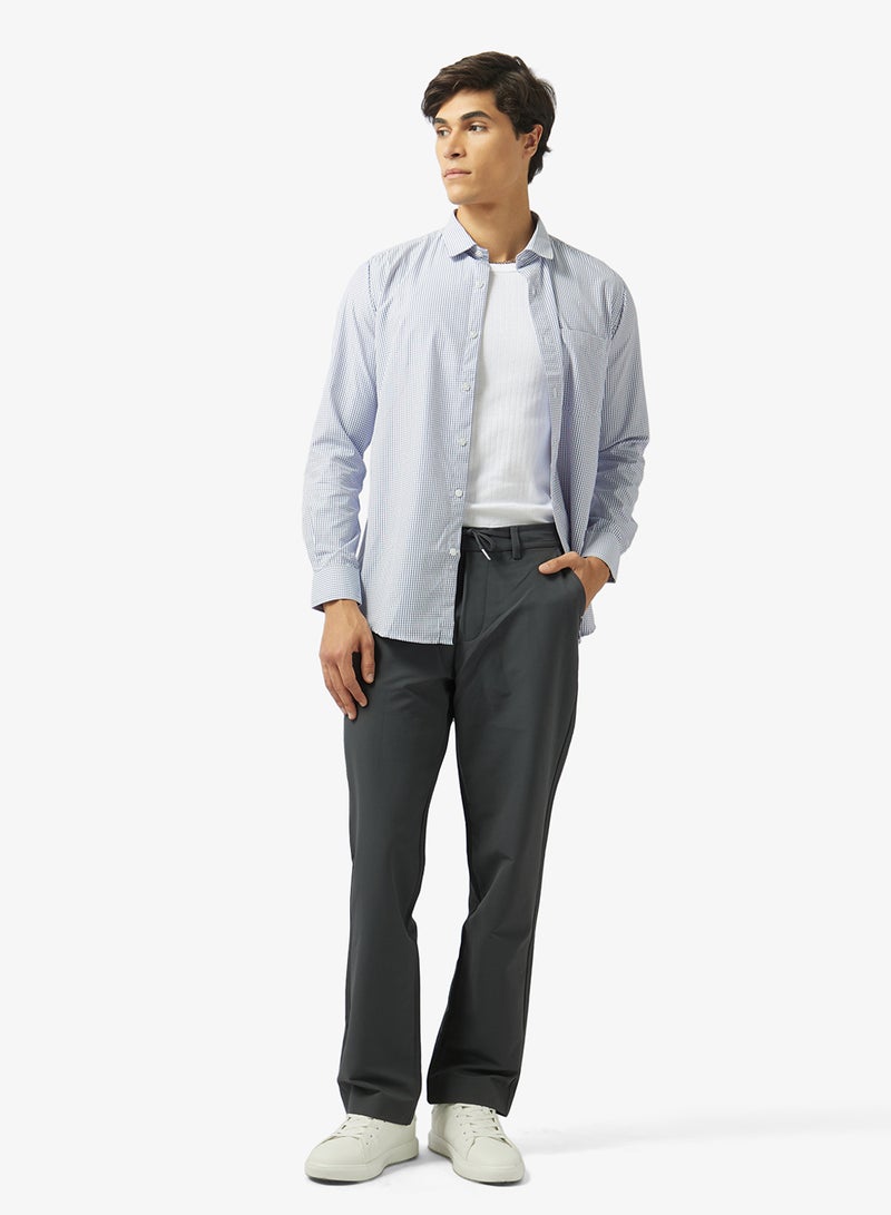 Robert Wood Mens Light Checks Formal Shirt - Image 4