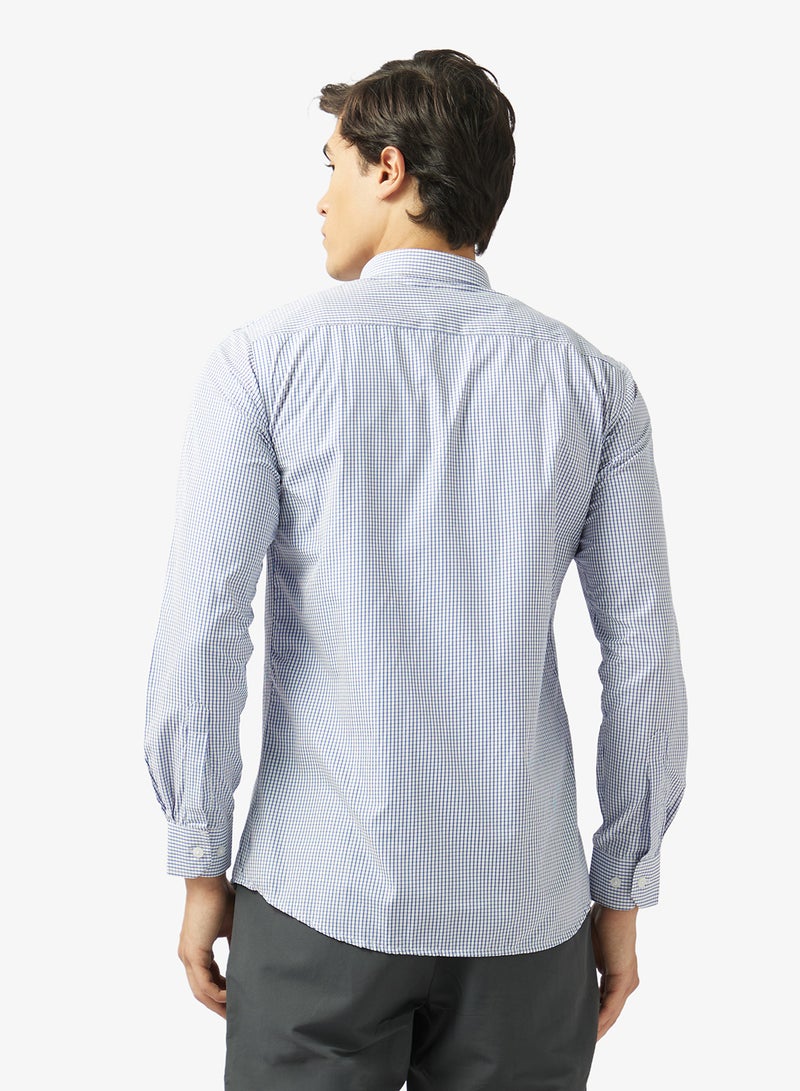 Robert Wood Mens Light Checks Formal Shirt - Image 2
