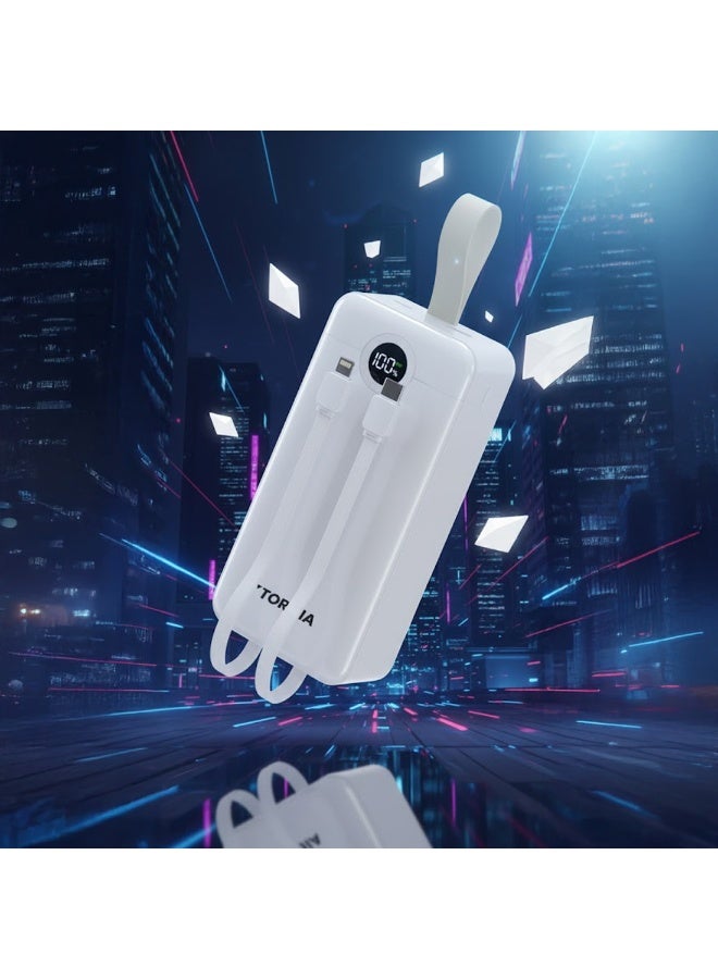 TORİMA TRM-1035 30000mAh Power Bank – White - Image 4