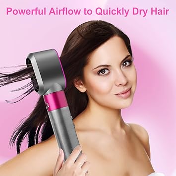 ZEPHBLOW PreStyling Dryer Attachment for Dyson Airwrap HS01HS05 PreShaped Nozzle Replacement Attachment Compatible with Dyson Air wrap Part NO96975901 Rose - Image 3