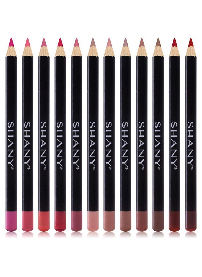 Shany SHANY Dreamy Dozen Matte Lip Liner Set Vegan - Long-Lasting Professional Velvet Cruelty-Free Lipstick Pencils Pens in Varying Shades - Pack of 12  - Image 2