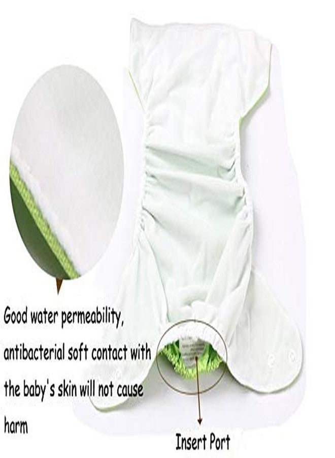 Ineffable Baby Cloth Diaper Reusable Baby Diapers Cover Washable Nappies with Baby Insert Pads- Adjustable Size- Summer Version (Assorted Colours) - Image 3