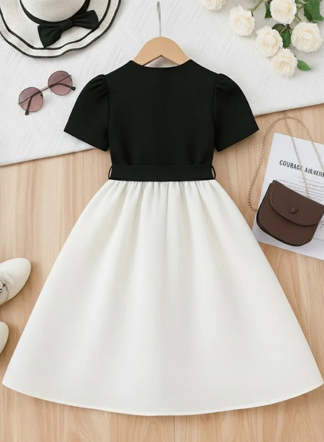 Take Two Girls Embellished Bow Detail Dress