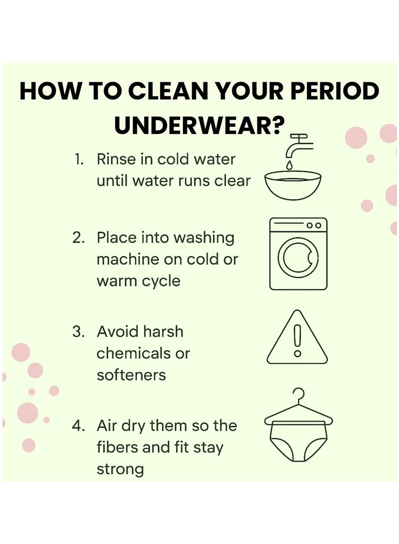 Bodi Fresh Leakproof Thong Underwear, Period & Sweat Protection, Odour Control, Gym Yoga No Cameltoe Underwear - Nude Pack of 3 - Image 4