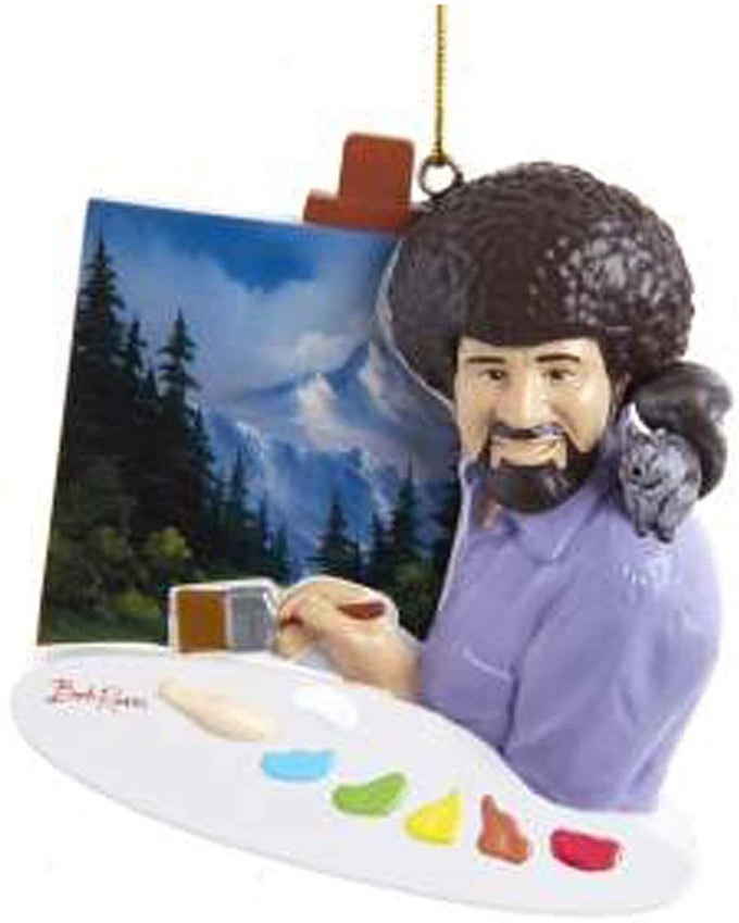 BOB ROSS PAINTING ORNAMENT STANDARD