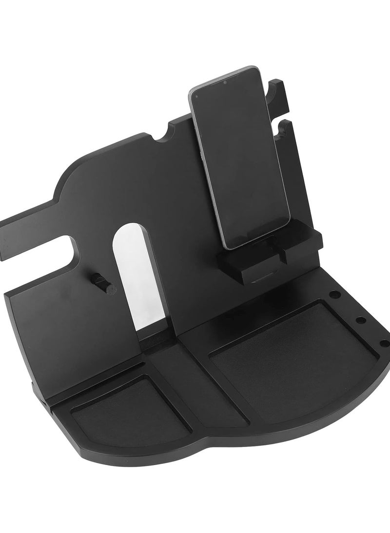 GGOOT Mobile Phone Charging Storage Rack, Wood Phone Docking Station Fashionable Desktop Holder Stand Organizer for Wallet Key Glasses, Laptop Accessories  - Image 4